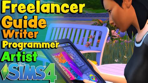 sims 4 freelance digital artist sketchpad|The Sims 4: All About the Freelancer Career .